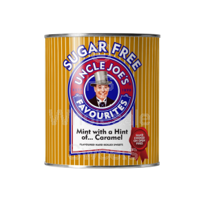Uncle Joes Mint With a Hint Of…Caramel - SUGAR FREE Tin