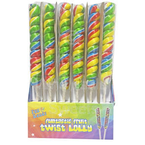 Fun Kandy Twist Tall Lolly 24 Count