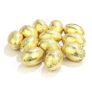Kinnerton Milk Chocolate Gold Foil Eggs 3kg