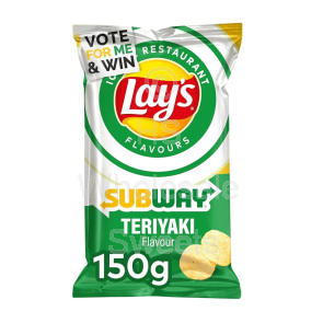 Lays Subway Teriyaki Crisps 9x150g