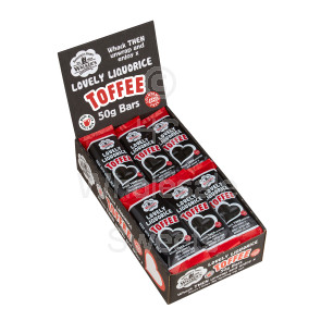 Walkers Toffee Liquorice 24 x 50g