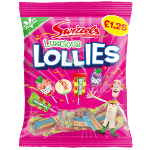 Swizzels Luscious Lollies £1.25 PMP 12x132g