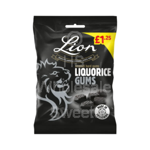 Lion Liquorice Gums PMP £1.25 12x130g
