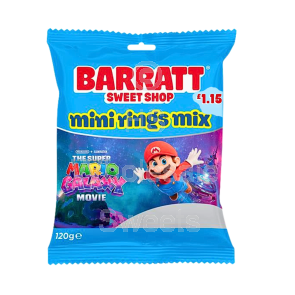 Barratt Mini Rings Mix £1.15 PMP 12x120g