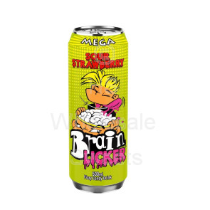 Mega Brain Licker Sour Strawberry 12x500ml