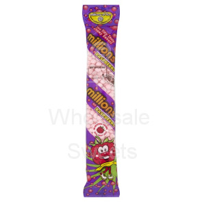 Millions Raspberry Flavour Tubes 12 COUNT