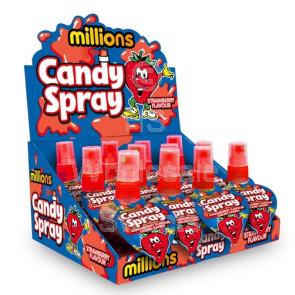 Millions Candy Spray Strawberry x12