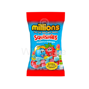 Millions Squishies Strawberry and Bubblegum 12x120g