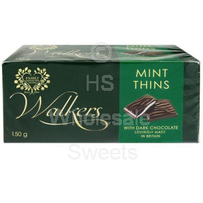 Walkers Chocolates Mint Thins Gift Box 135g