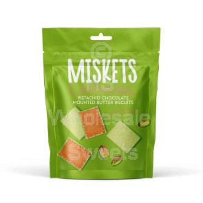 Miskets Pistachio White Mini Biscuits 12x50g