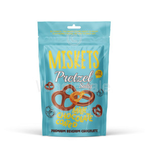Miskets Milk Chocolate Pretzels Salty 12x80G
