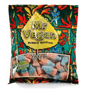 Mr Vegan Bubblegum Bottles 12x120g