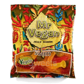 Mr Vegan Jelly Worms 12x120g