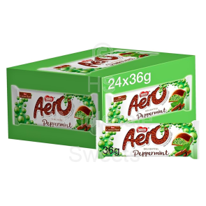 Aero Bubbly Peppermint 24 x 36g