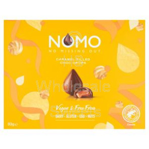 NOMO Caramel Chocolate Drops Box 93g