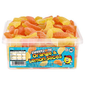 Sweetzone Orange & Lemon Slices Tub 741g