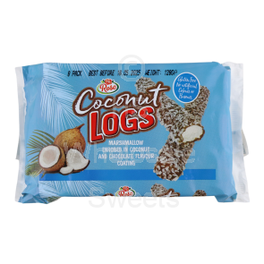 Rose Coconut Logs 8 Pack