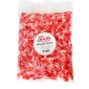 Pells Wrapped Aniseed Twists 3kg