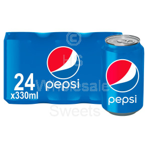 Pepsi Regular Cola Cans 24x330ml