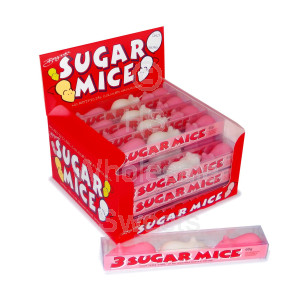 Boynes Pink & White Sugar Mice 20 x 3 pack 