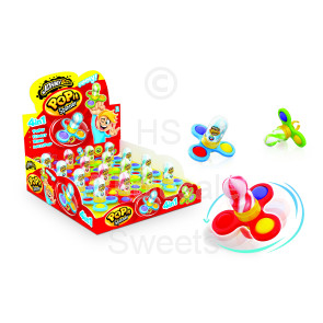 Johnny Bee Pop It Spinner Candy 16 Count