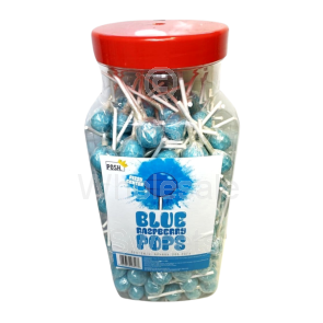 Posh Blue Raspberry Pops Jar x 200