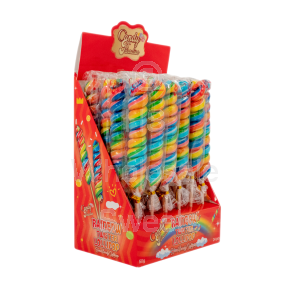 Candy Paradise Rainbow Twister Lollipop 24x50g