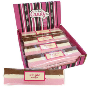 Candy Co Triple Flavour Nougat Bars Nougat Bars 16x130g