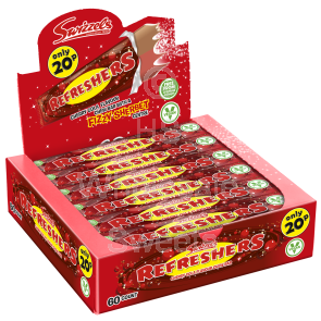 Swizzels Refreshers Cherry Cola Chew Bars 60 Count