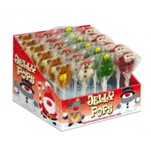 Rose Christmas Jelly Pops 24x23g
