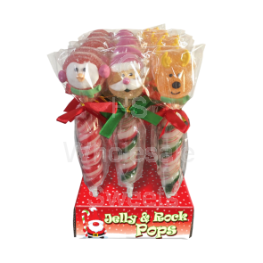 Rose Christmas Jingle Rock Pops 12x60g