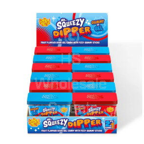 The Candy Castle Mr Squeezy Dipper 12x85g