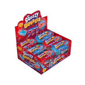 Candy Castle Mr Squeezy Bubbles Strawb & Blue Rasp Gel Candy 12x43g
