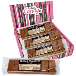 Candy Co Salted Caramel Fudge Bar Nougat Bars 16 COUNT