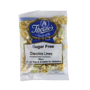 Thornes Sugar Free Choc Limes 12x90g