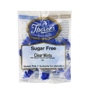 Thornes Sugar Free Clear Mints 12x90g