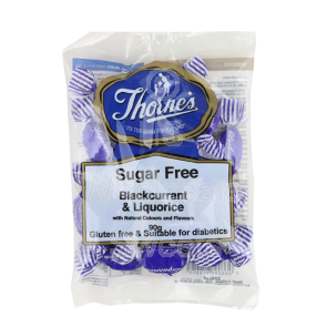 Thornes Sugar Free Liquorice & Black 12x90g