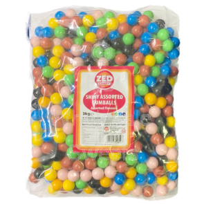 Zed Candy Shiny Assorted Gumballs 3kg