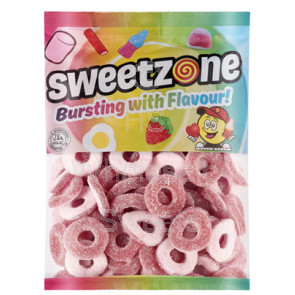 Sweetzone Strawberry Rings 1kg