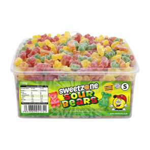 Sweetzone Sour Bears Tub 740g