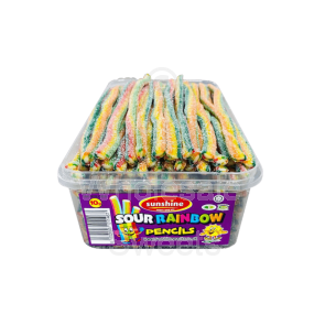 Sunshine Sour Rainbow Pencils 100 Count