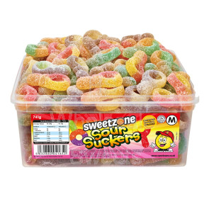 Sweetzone Sour Suckers Tub 741g