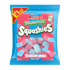 Swizzels Squashies Drumsticks Bubblegum PMP 12 X £1.15