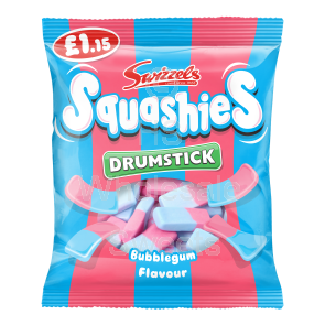 Swizzels Squashies Drumsticks Bubblegum PMP 12 X £1.15