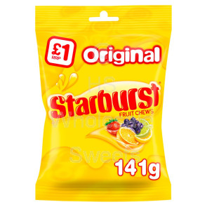 Starburst Original Fruit Chews Share Bag 12x141g
