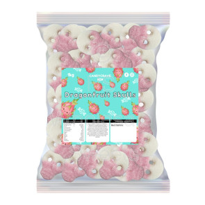 Candycrave Vegan Fizzy Dragonfruit Skulls 2kg