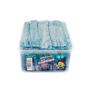 Sweetzone Fizzy Blue Raspberry Belts 100 Count