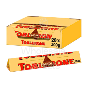 Toblerone Milk Chocolate Bars 20x100g