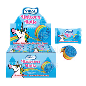 Vidal Unicorn Rolls 24 Count