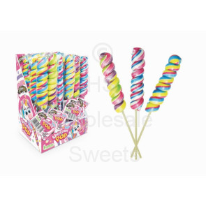 Johny Bee Unicorn Twist Lollipops X24